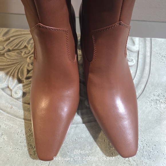 Vince Camuto Shalie Ombre Over The Knee Boots In Chocolate Leather #83